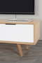 Hanah Home Venüs 3340 Soporte para TV Roble Zafiro y Blanco